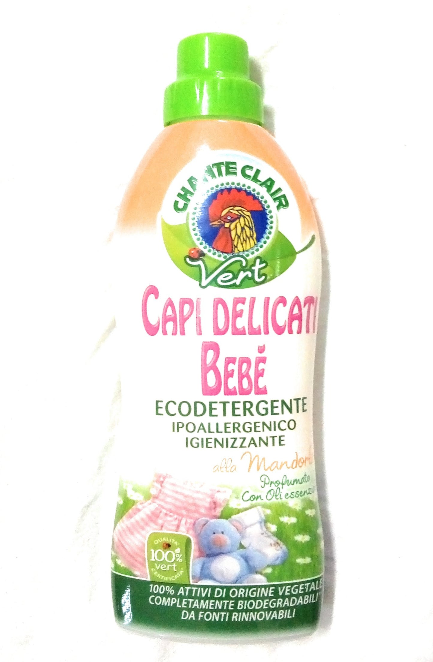 Chante Clair Bebè, detersivo delicato antibatterico, mandorla, 750 ml