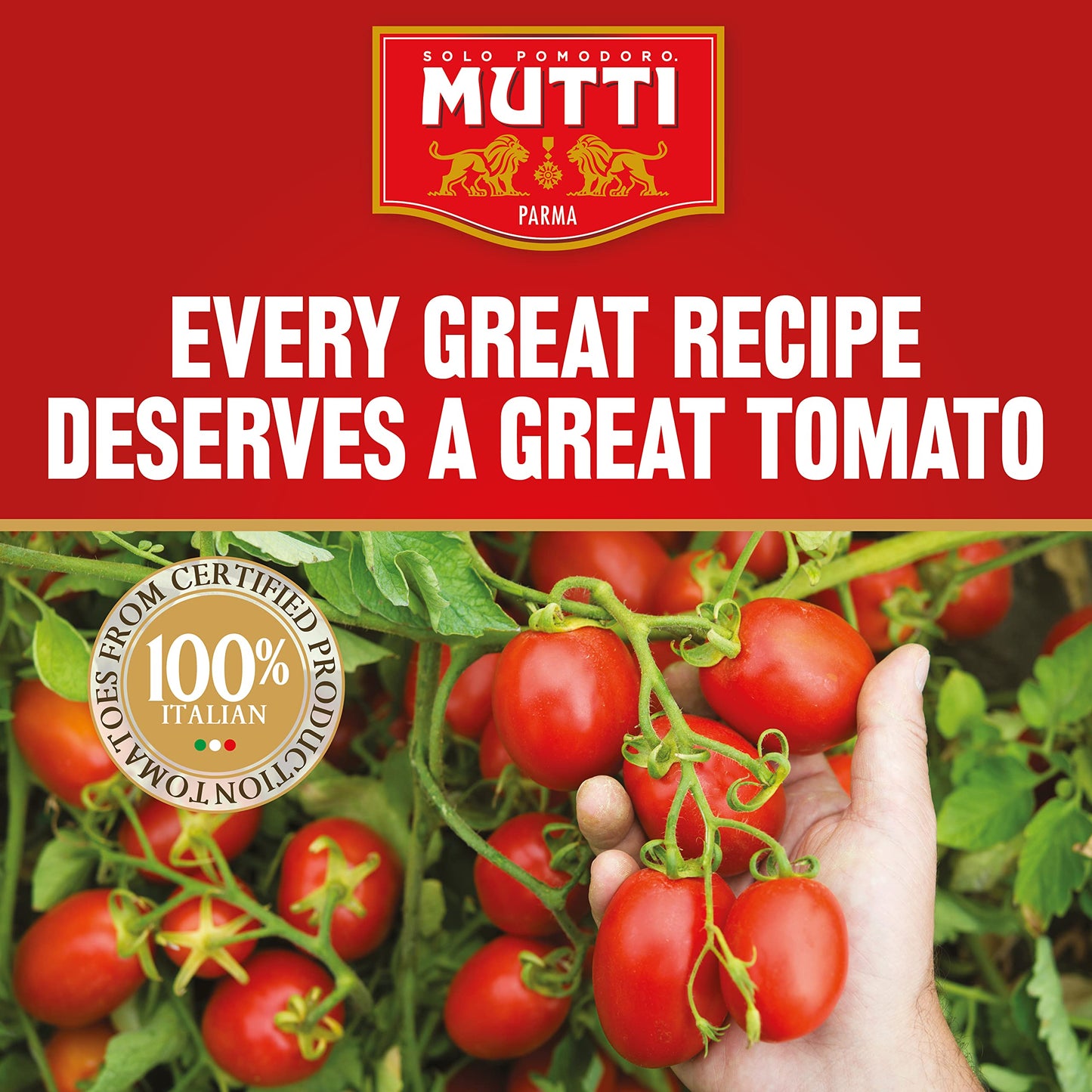 Mutti Peeled Tomatoes, 1 Pound (Pack of 12)