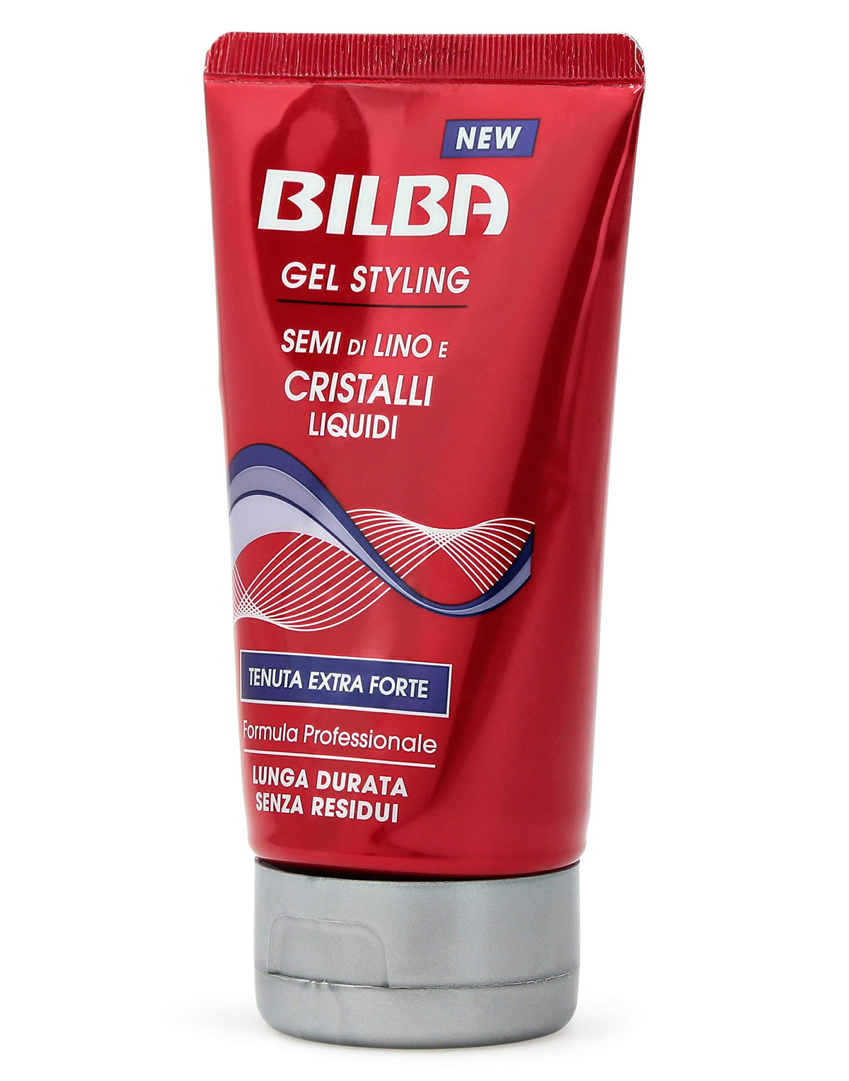 Bilba, Gel Extraforte con Semi di Lino e Cristalli Liquidi - Formula Professionale a Tenuta Extra Forte - Gel a Lunga Durata, Non Lascia Residui - Protegge e Non Secca i Capelli - 150 ml