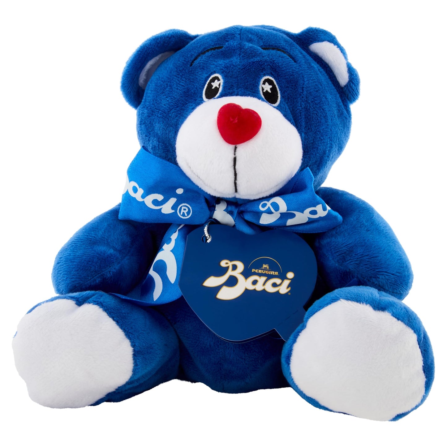 Peluche Orso Blu con cioccolatini, 100 g