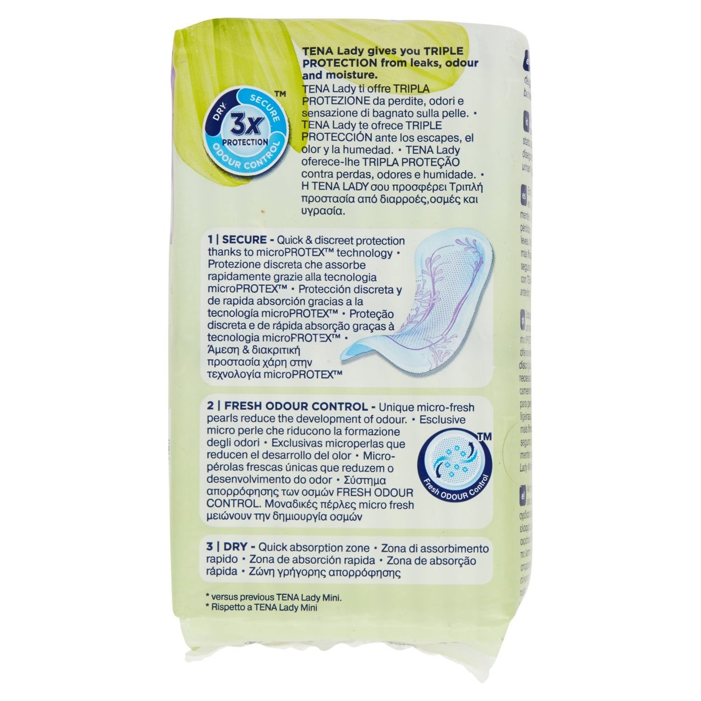Tena Lady Discreet Mini Assorbenti, 20 Pezzi