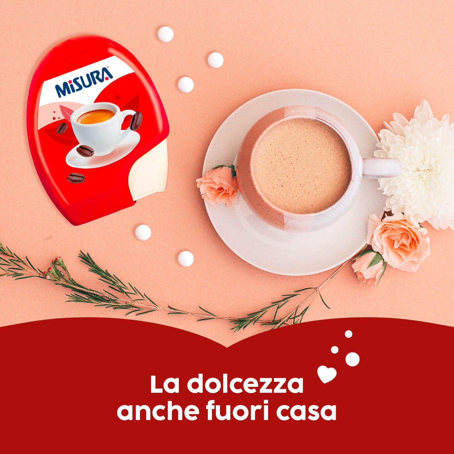 Misura Dolcificante in Compresse, Zero Calorie, Senza Aspartame, 1 Compressa Equivale ad un Cucchiaino di Zucchero, Confezione Apri e Chiudi Portatile, 170 Compresse