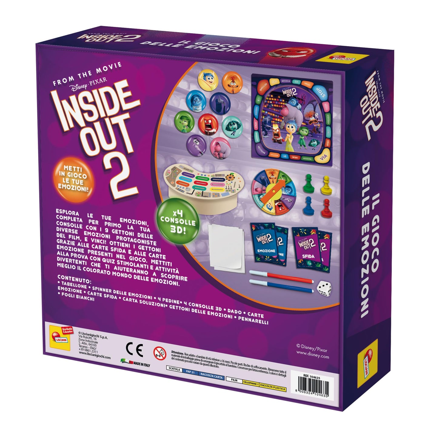 Liscianigiochi Inside Out 2 il Gioco delle Emozioni