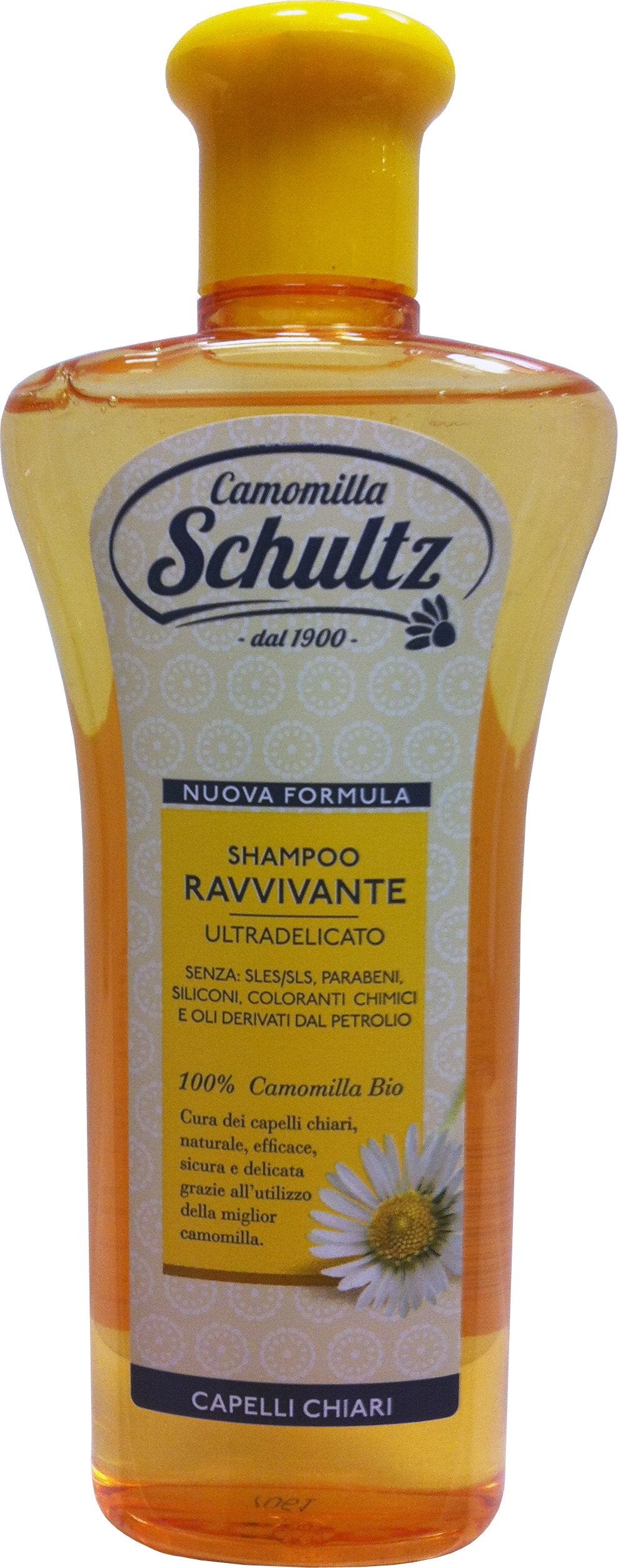 12 X Shampoo alla camomilla Schultz Ravvivante per capelli chiari e biondi