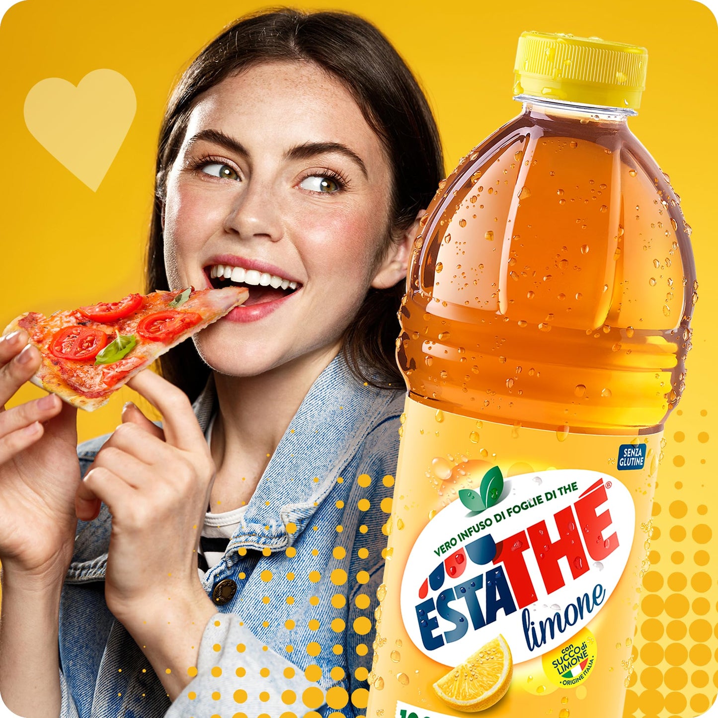 Estathé Limone - The Freddo con Vero Infuso di Foglie di The e Succo di Limone, Bevanda Analcolica Senza Glutine, 6 Bottiglie da 1,5 lt