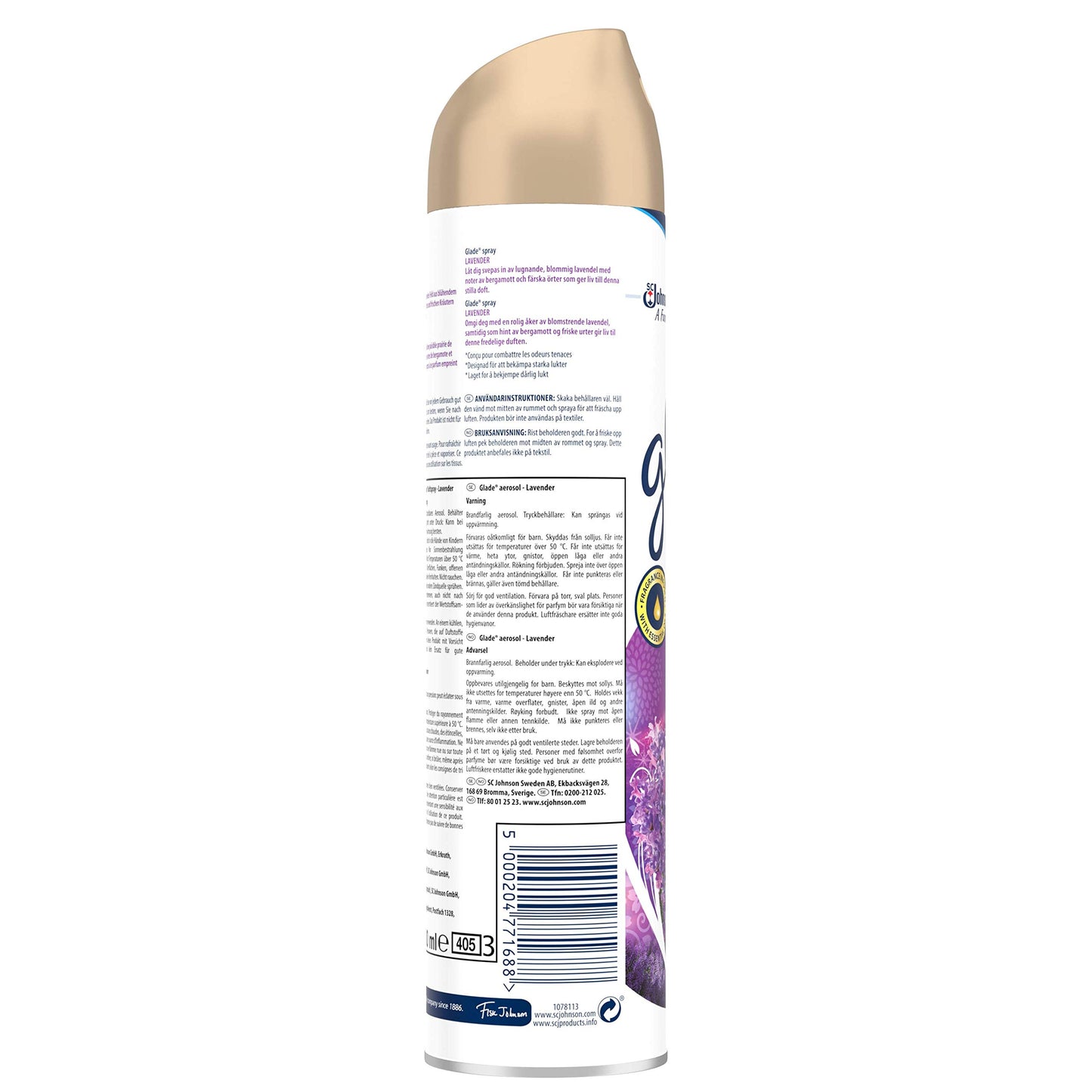 Glade - Deodorante spray per ambienti, fragranza: lavanda, 2130 g