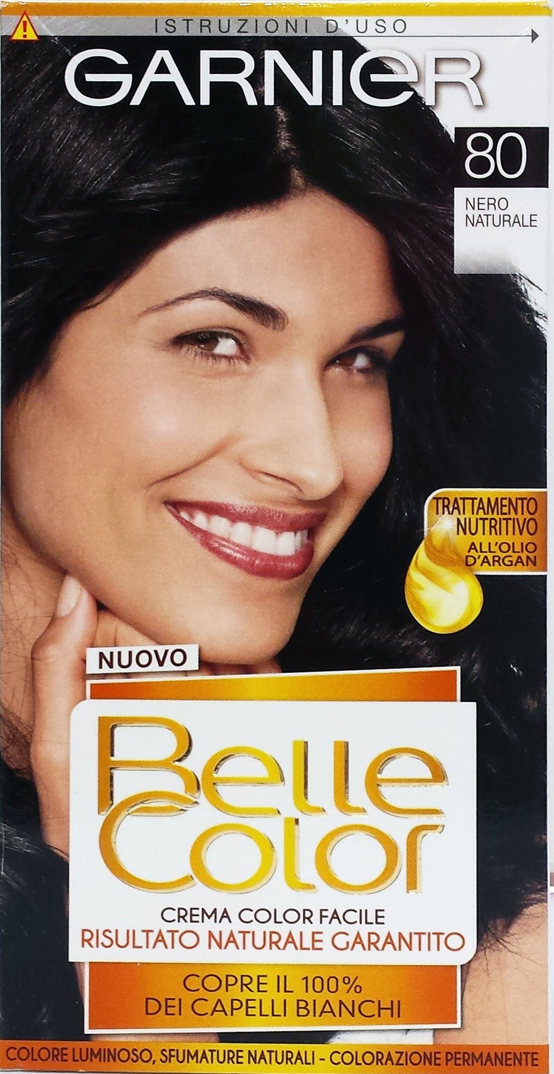 6 x BELLE COLOR Cr.Col.Nero Naturale 80