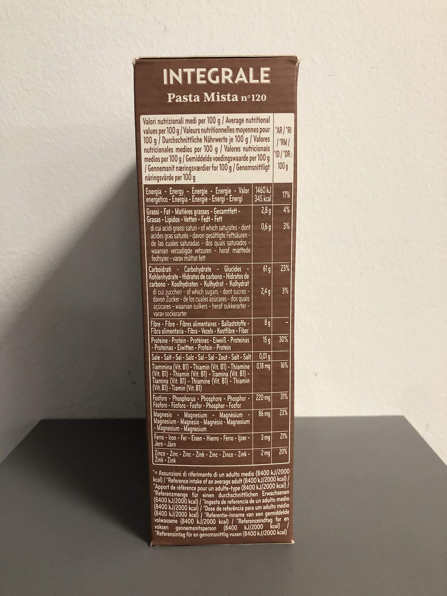 De Cecco 147709 Pasta Mista Integrale N°120, 500 Gr