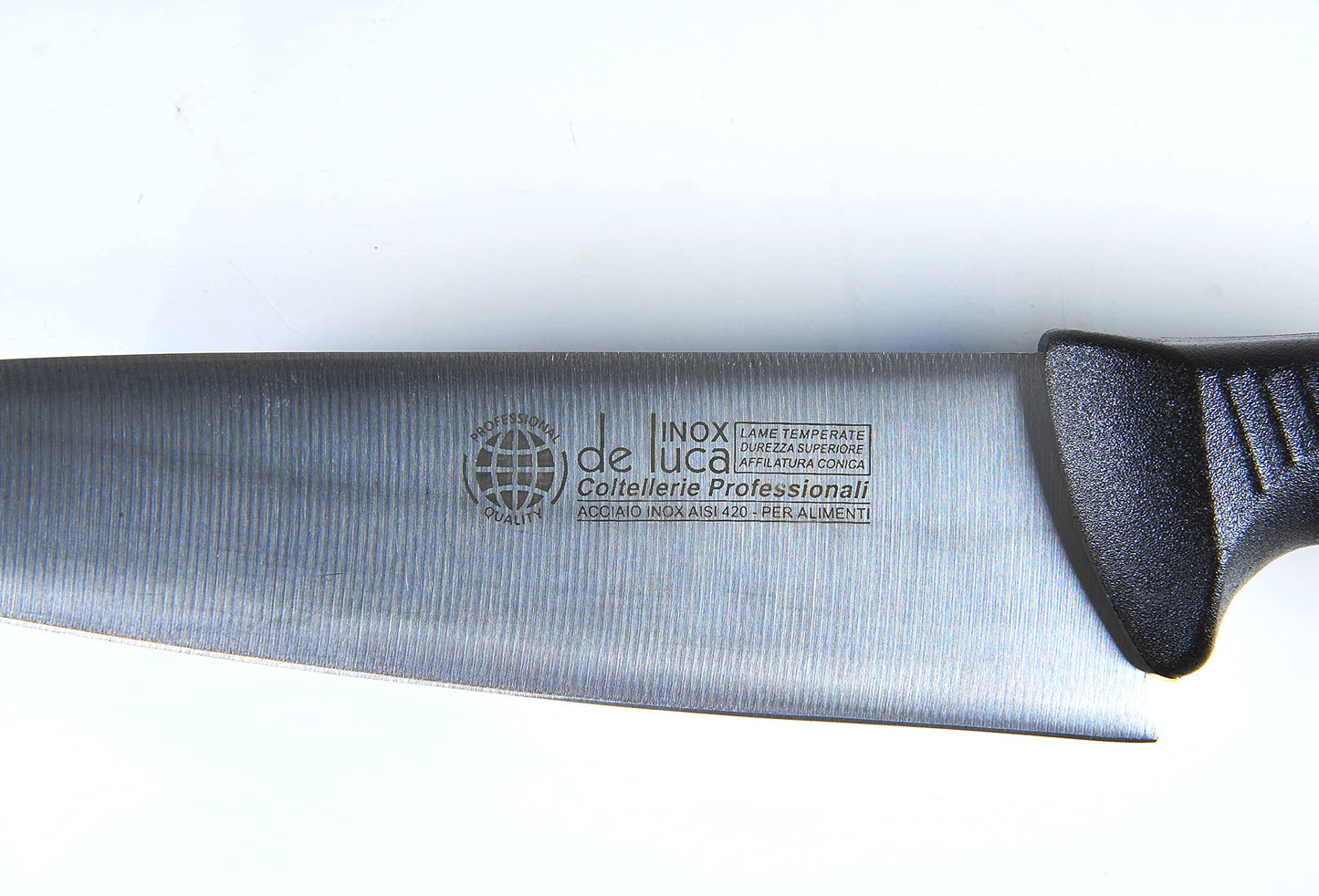 De Luca Coltello Cucina CM.20 Inox M/PLAST Professional, Multicolor, One Size