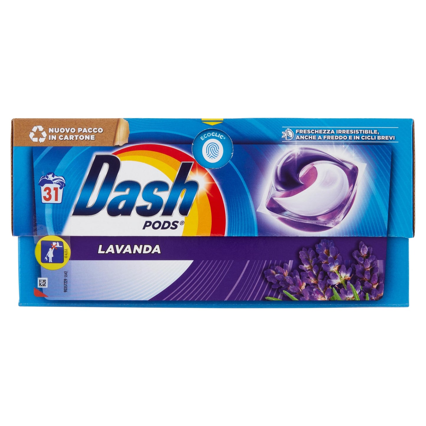 Dash PODS Lavanda, 1 Pacco Cartone da 31 Pods