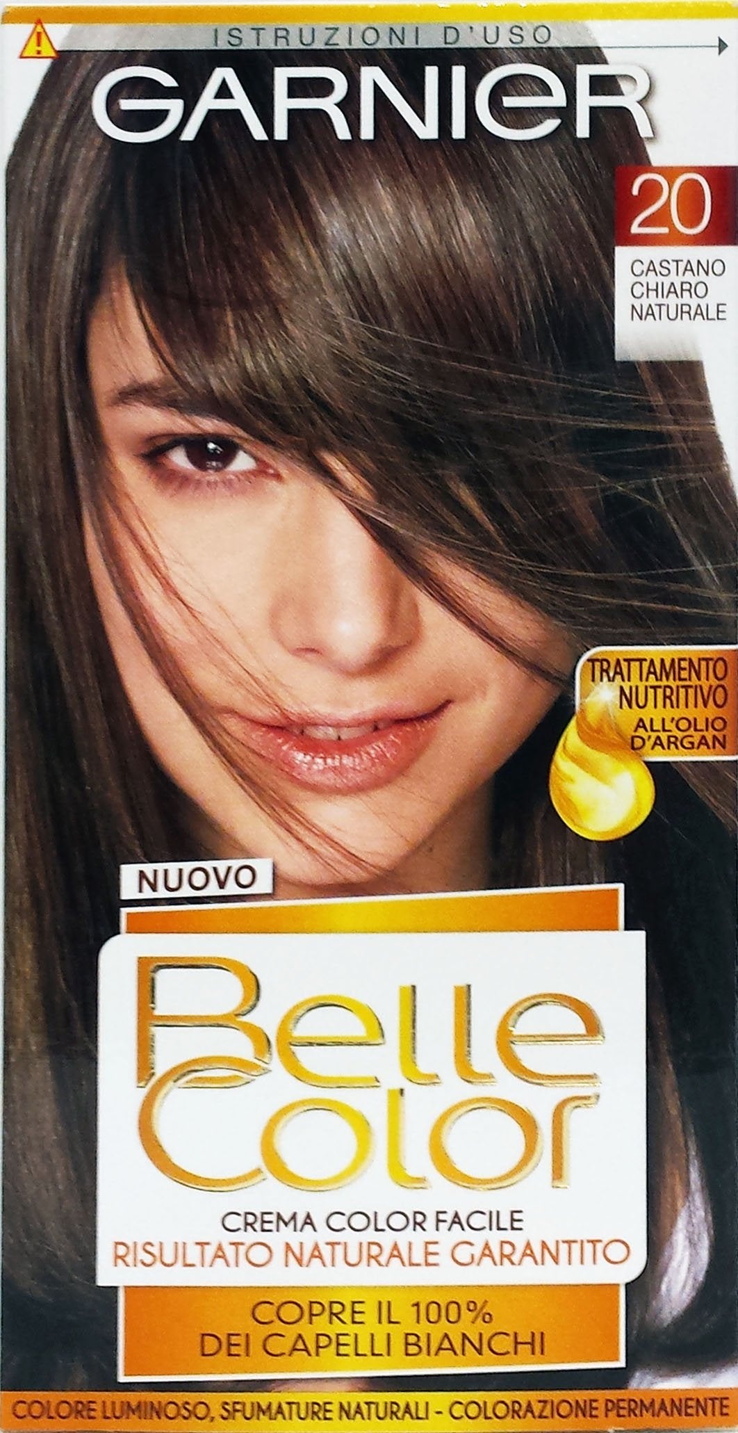 6 x BELLE COLOR Cr.Col.Castano Chiaro Naturale 20