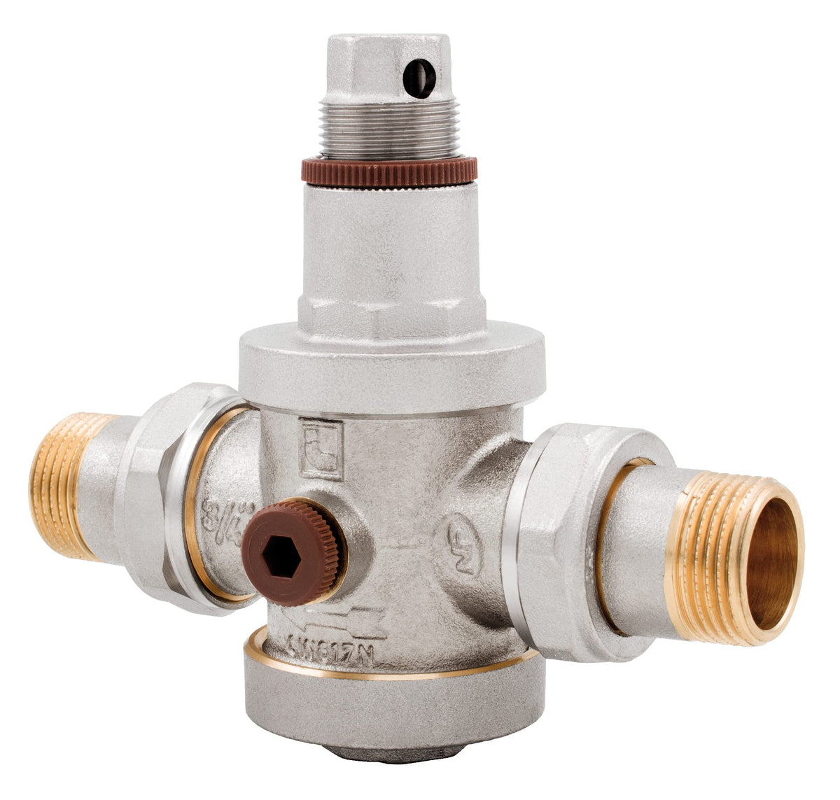 RIDUTTORE DI PRESSIONE + MANOMETRO PN 25 MM CON BOCCHETTONE DA 3/4" Art. 1430034mm ITAP