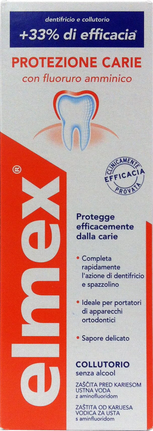 12 x ELMEX Colluttorio Protezione Carie 400 Ml