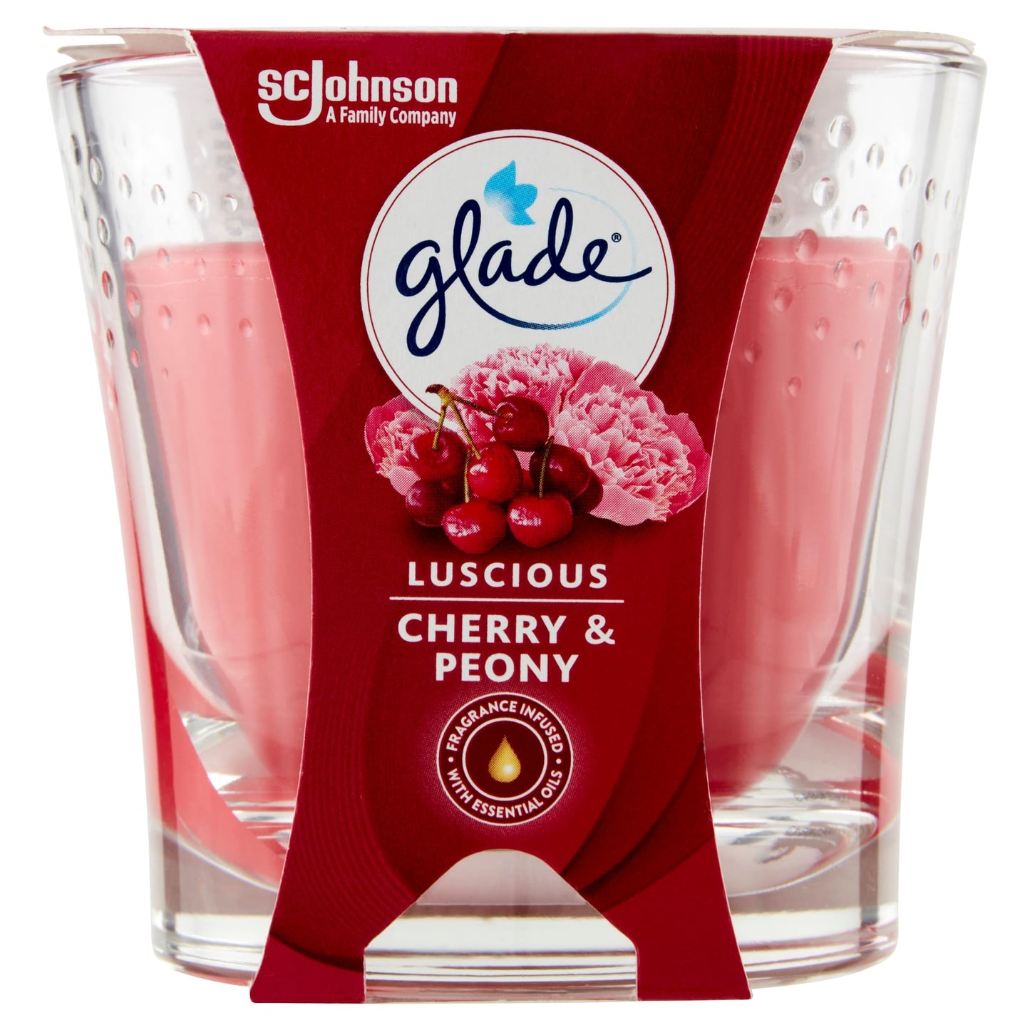 Glade Candela Profumata Luscious Cherry & Peony