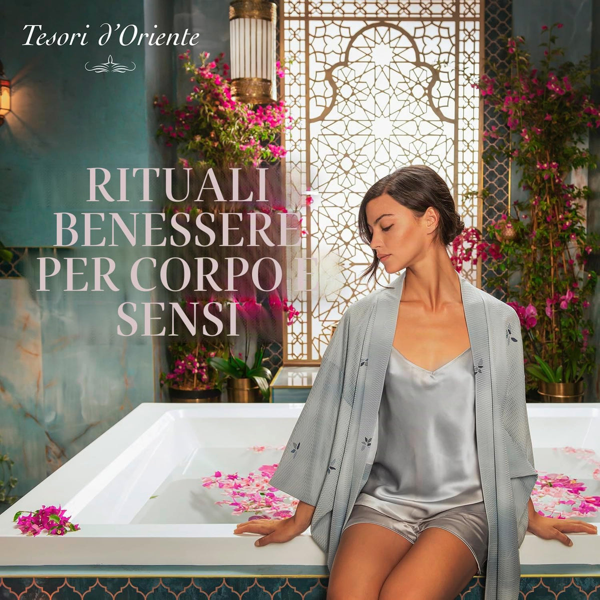 Tesori d'Oriente | Scrub corpo 'Hammam' | esfoliazione corpo aromatico | Rituali benessere per corpo e sensi | 300 ml
