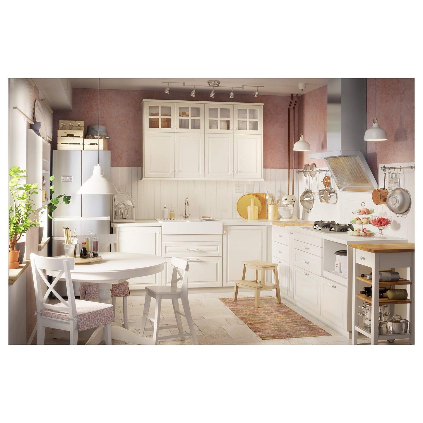 IKEA INGOLF sedia bianco