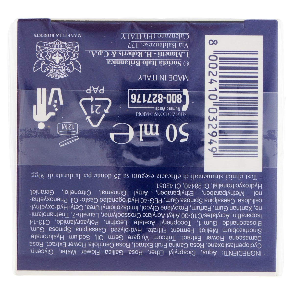 Acqua alle Rose Crema Idratante Pelli Normali - 50 ml
