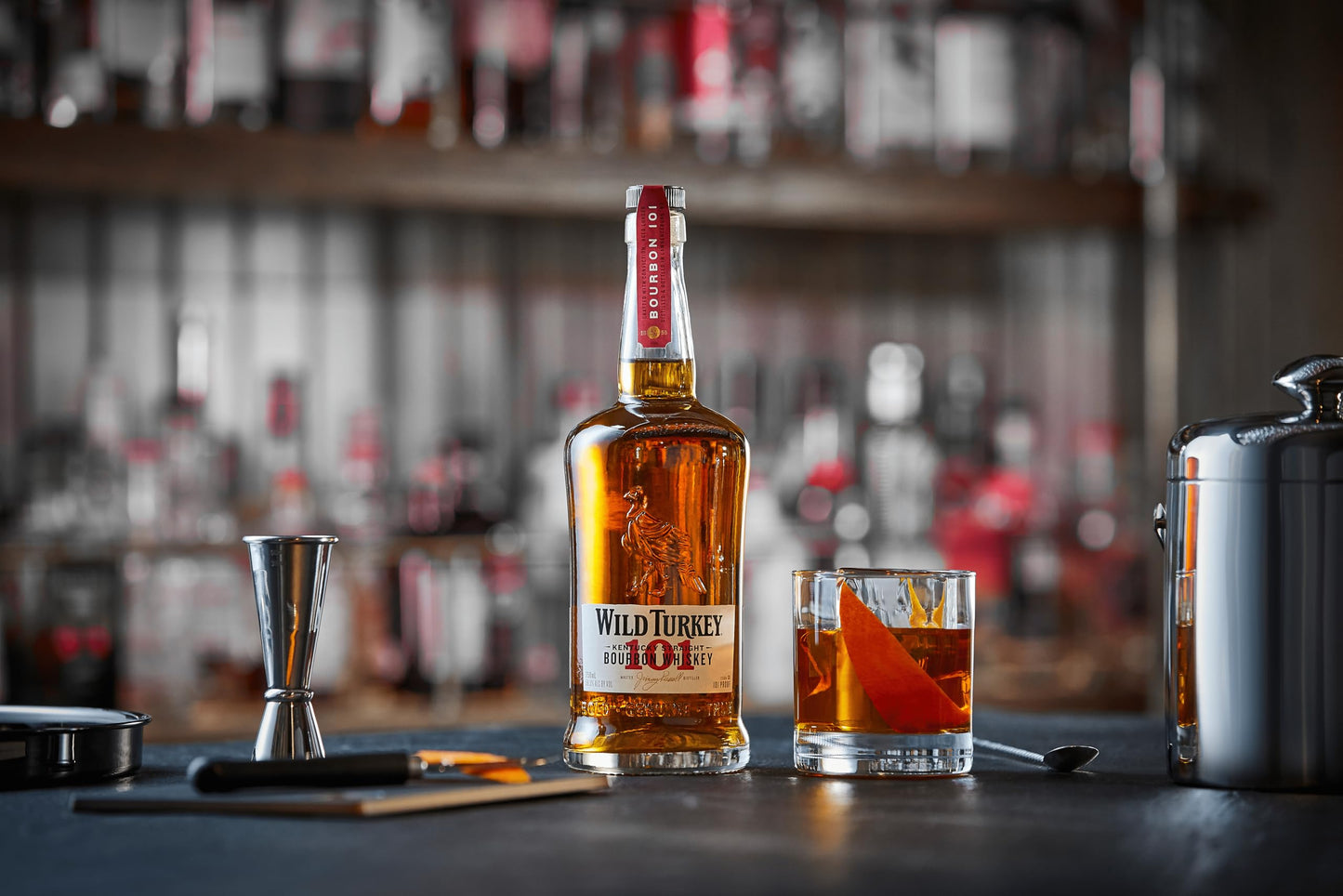Wild Turkey - 101 Kentucky Straight Bourbon Whiskey, 70 cl, 50.5% Vol