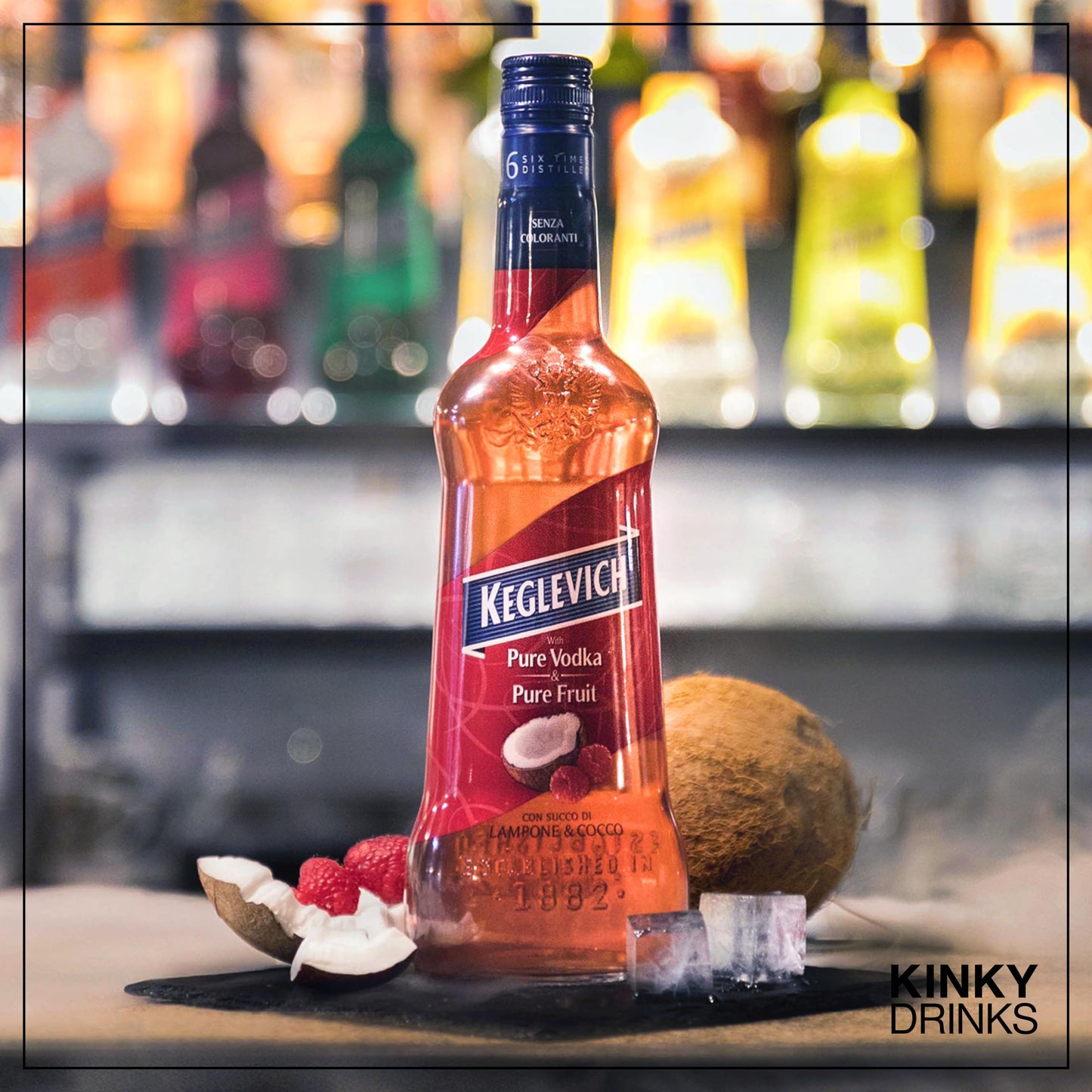 Keglevich Vodka Lampone E Cocco Ml.700