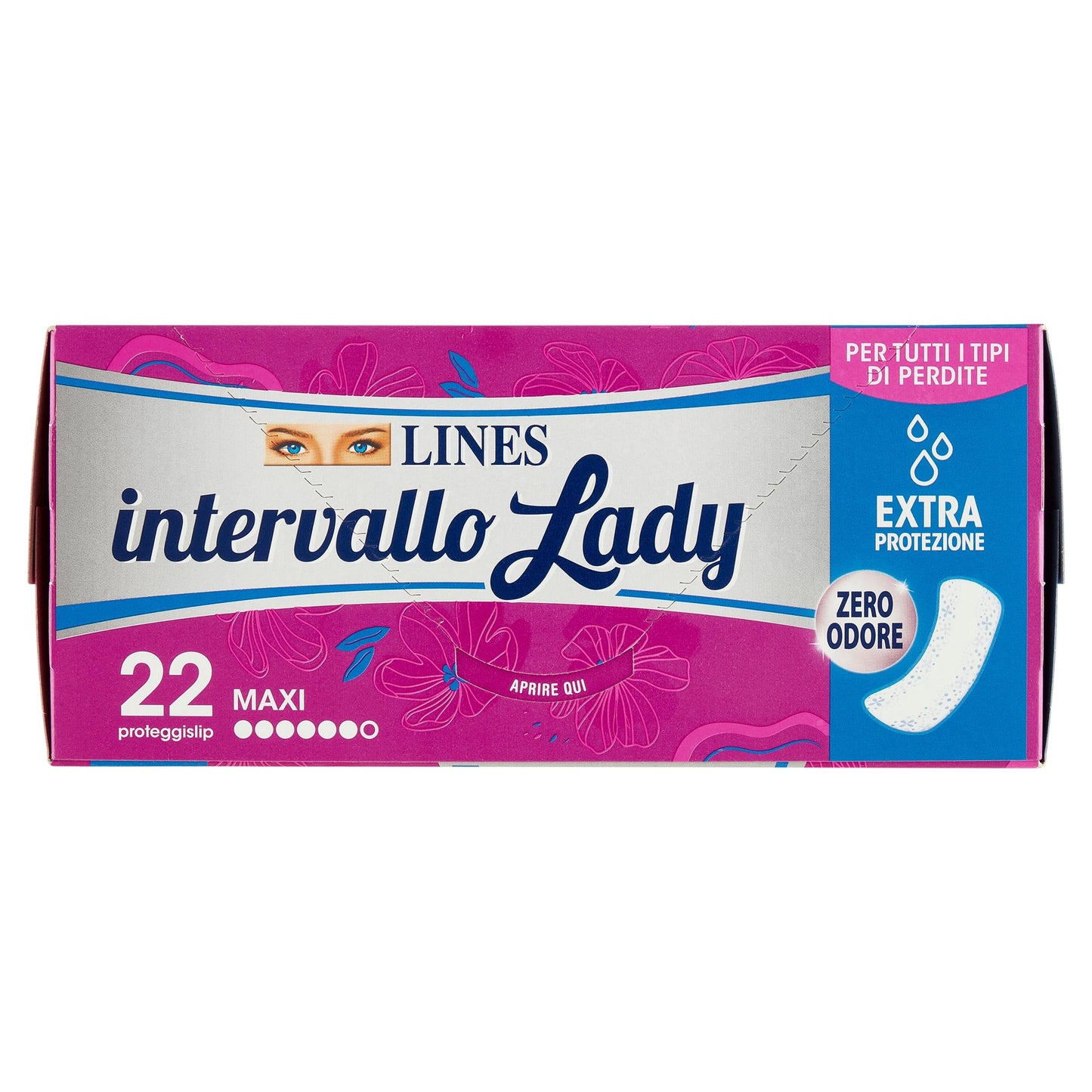 Lines Proteggi Slip Intervallo Lady Maxi, 22Pz
