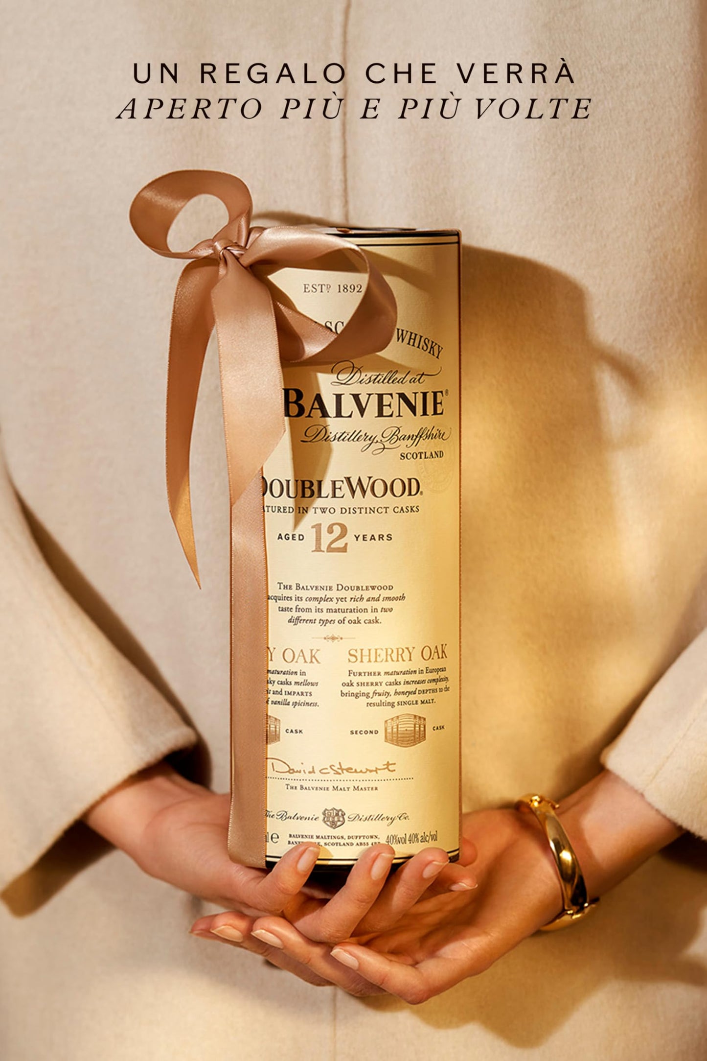 The Balvenie DoubleWood Single Malt Scotch Whisky 12 Anni, 70cl