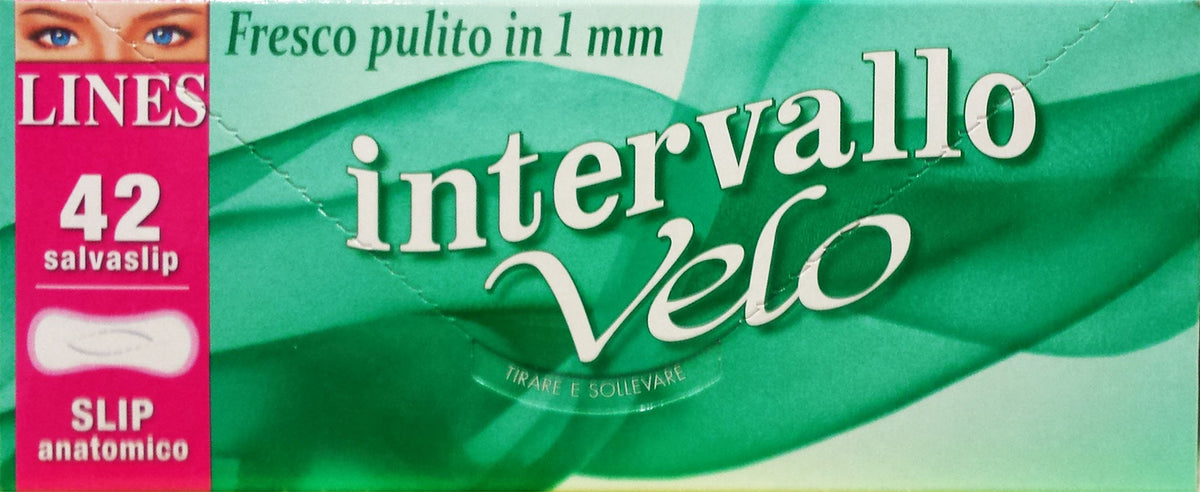 Lines Salvaslip Intervallo Velo Slip, 42 Pezzi