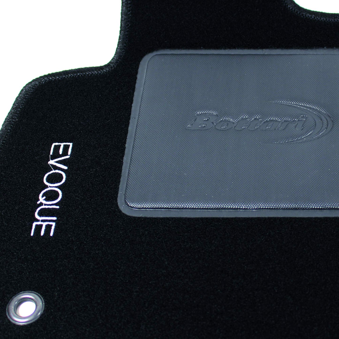 Bottari 39055 Set Tappeti Auto Su Misura In Moquette, Nero, 4 Pezzi