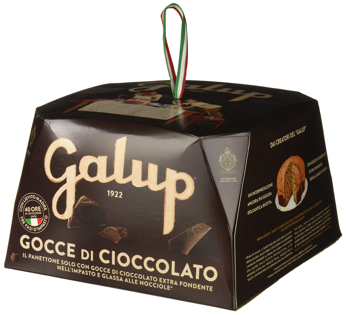 Galup NV07 Panettone Gocce Cioccolato, 750 Gr