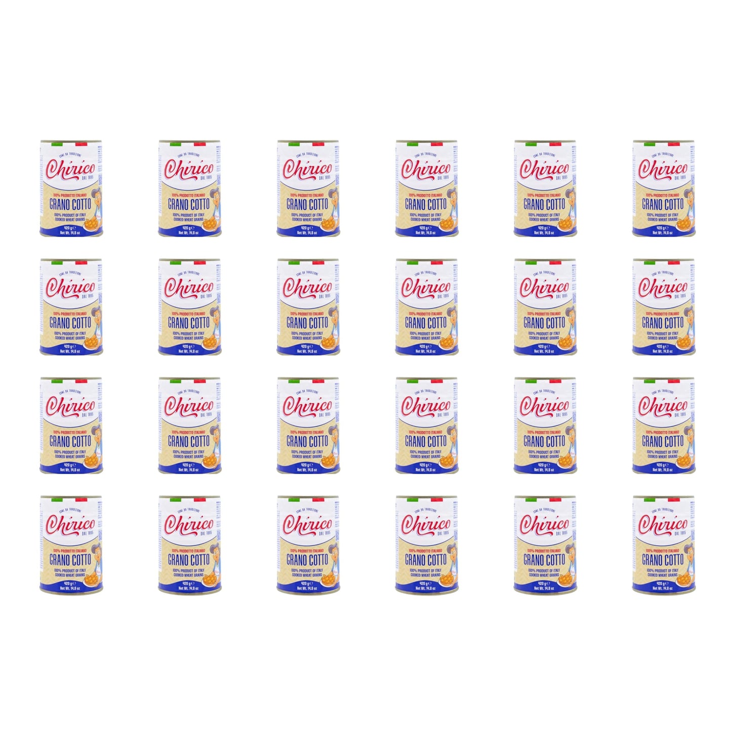 Grano cotto Gr. 420 CHIRICO - Cartone 24 Pezzi