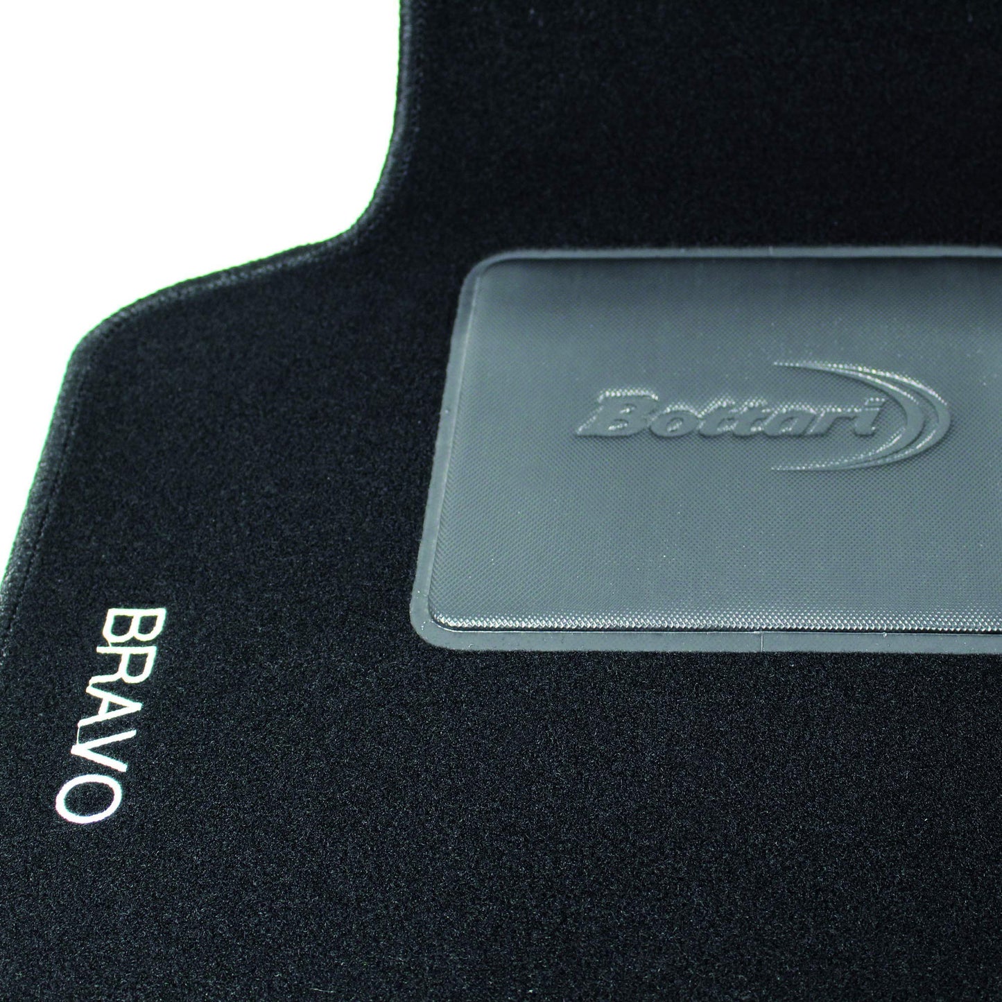 Bottari 39044 Set Tappeti Auto su Misura in Moquette per Modello Bravo produzione dal 2007 al 2014 , Nero, 4 Pezzi