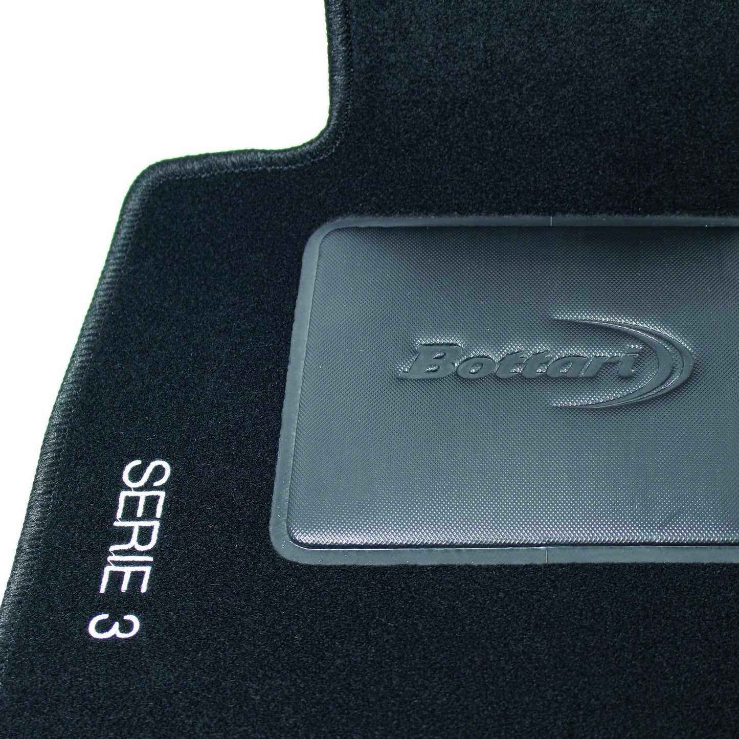 Bottari 39031 Set Tappeti Auto su Misura in Moquette per serie 3 produzione dal 2005 al 2012 , Nero, 4 Pezzi