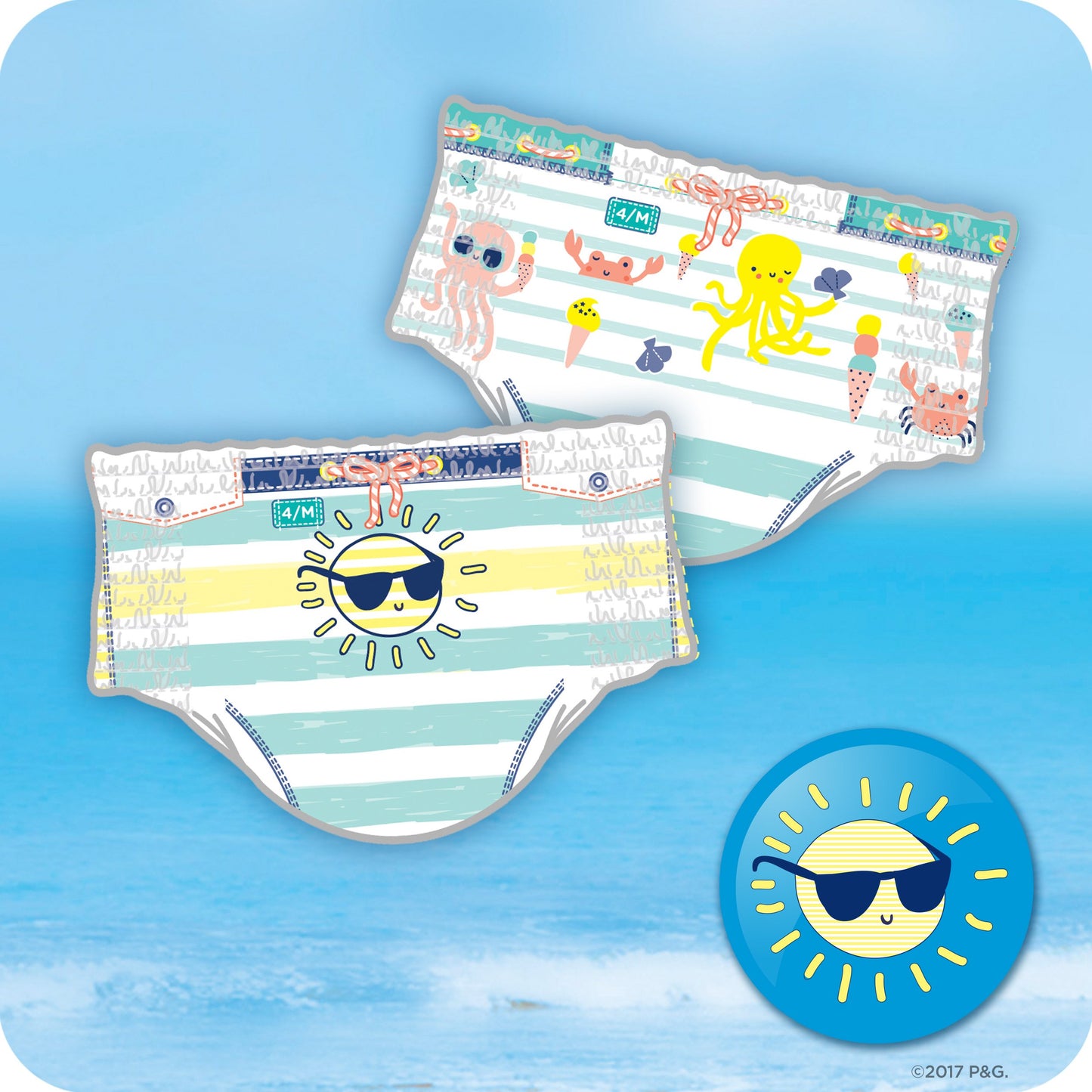 Pampers Splasher - Pannolini da bagno, misura 4