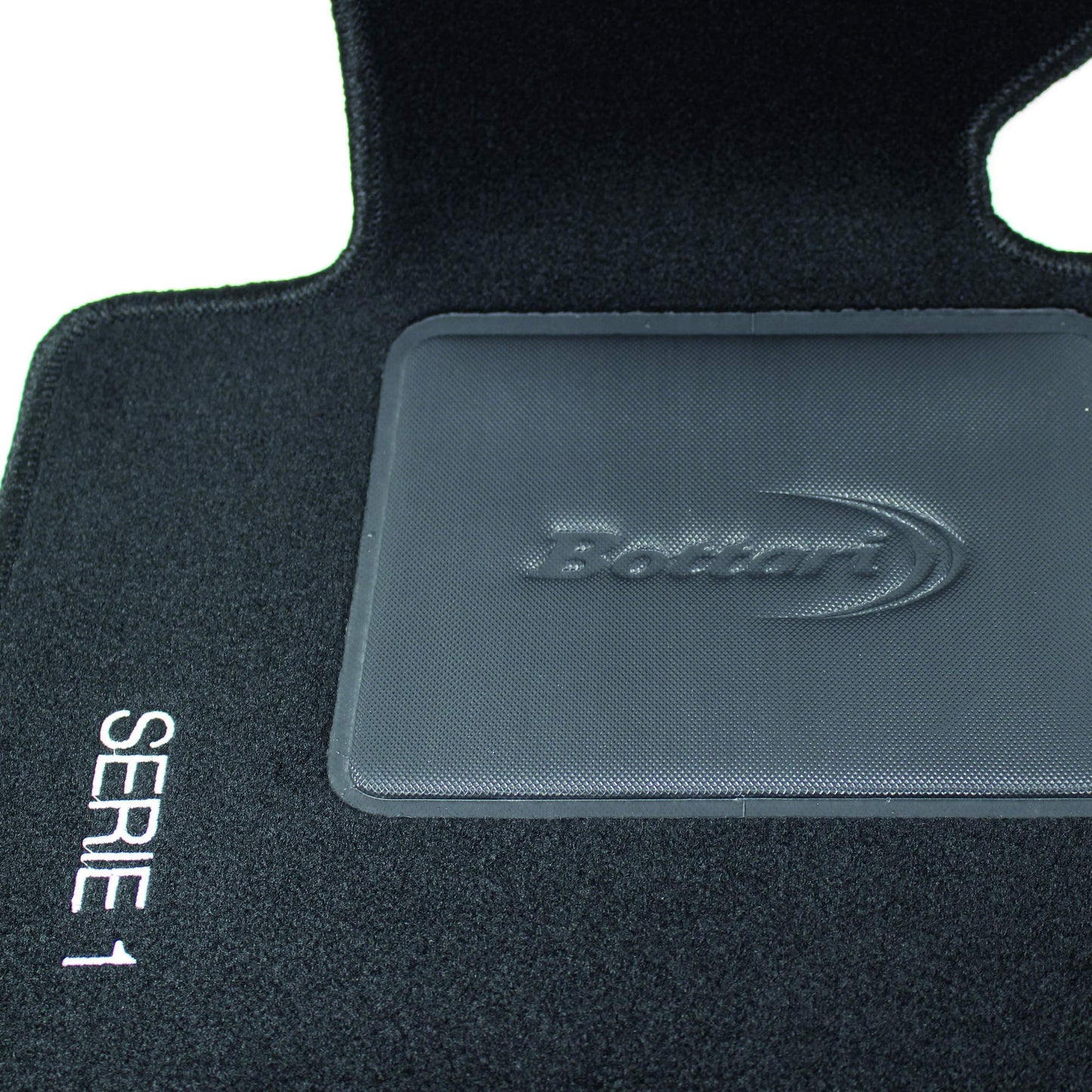 Bottari 39030 Set Tappeti Auto su Misura in Moquette per serie 1 produzione dal 2012 ad oggi , Nero, 4 Pezzi