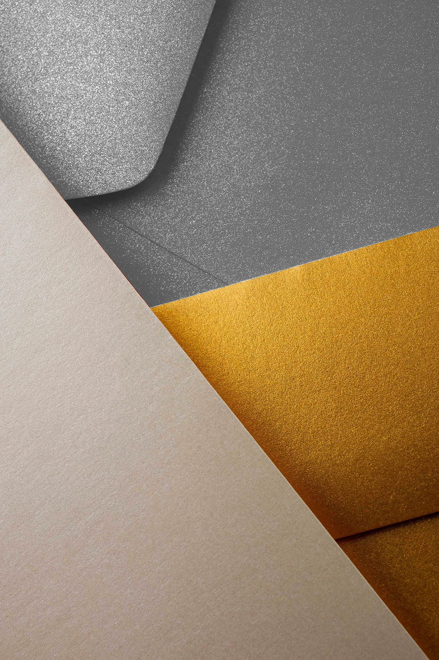 FAVINI A57H154 Special Events 10 buste colore Oro Perlescente e Metallizzato 120 gr formato 11x22 cm Made in Italy