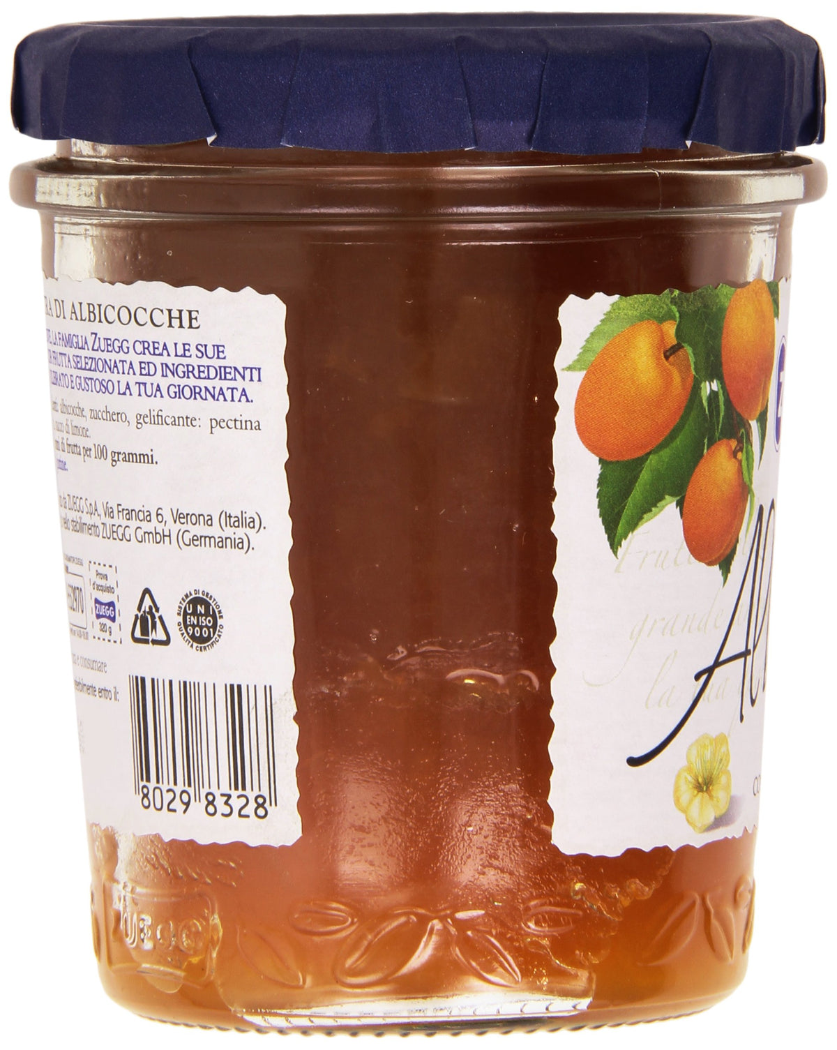 Zuegg Confettura Extra de Albicocche, 6 x 320g