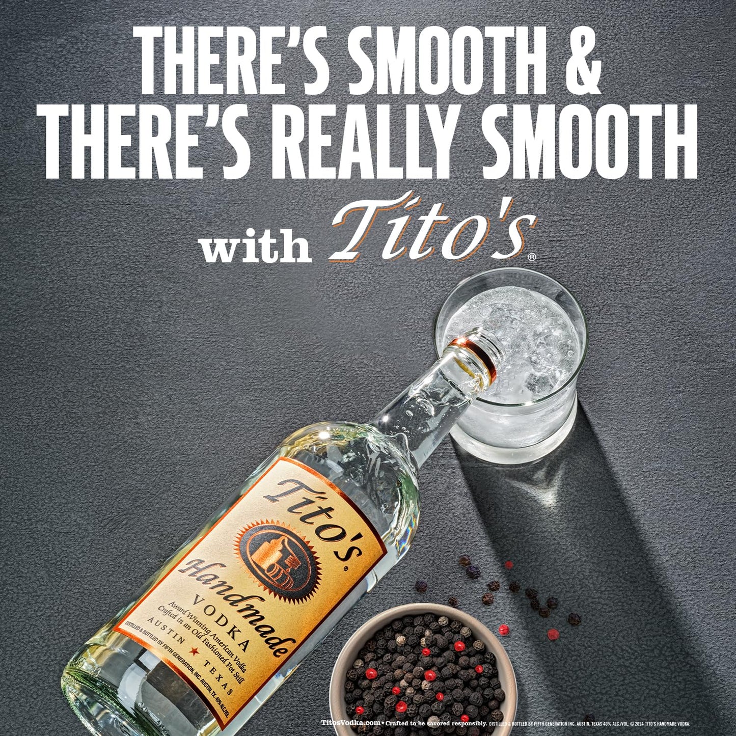 VODKA TITO'S HANDMADE | 40 % vol. | 700 ml