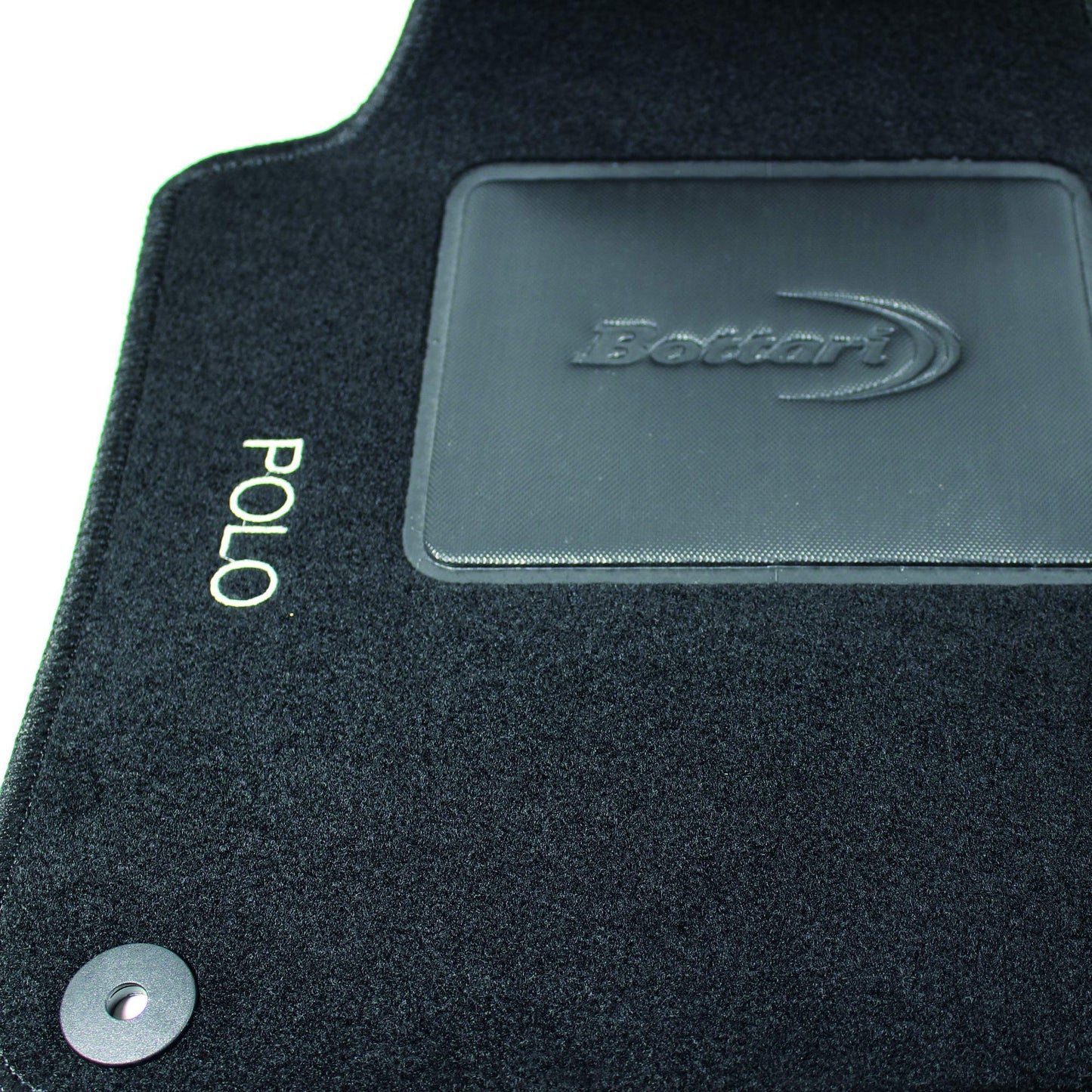 Bottari 39103 Set Tappeti Auto su Misura in Moquette, Nero, 4 Pezzi