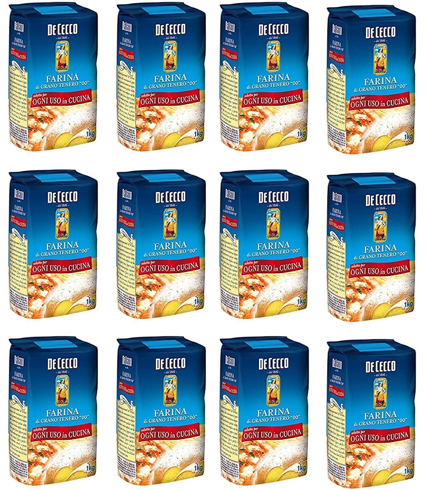 De Cecco 12x Tipo 0,00 cm Farina di Grano 1kg le vostre esigenze di cottura!