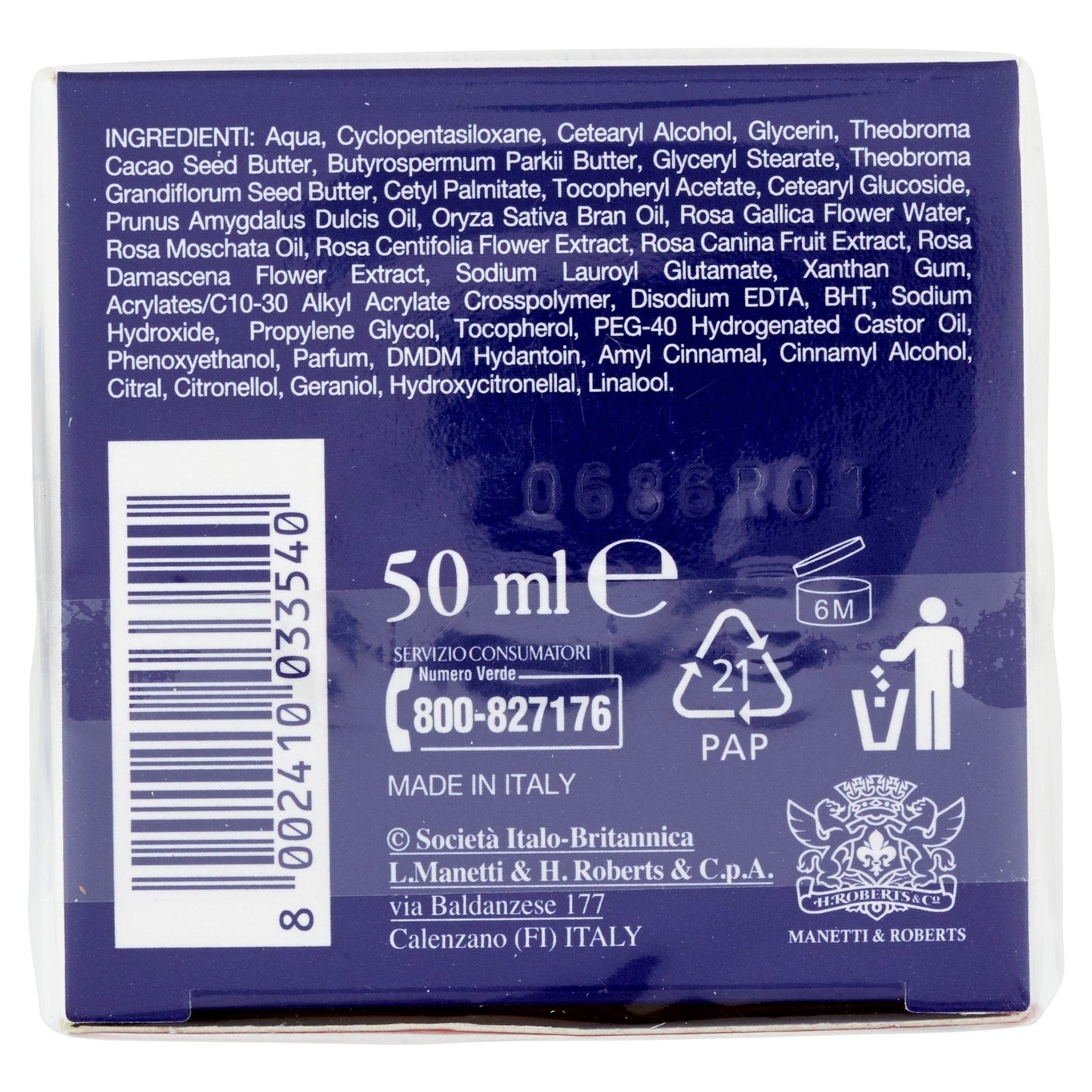 Acqua alle Rose Crema senza Età - 50 ml