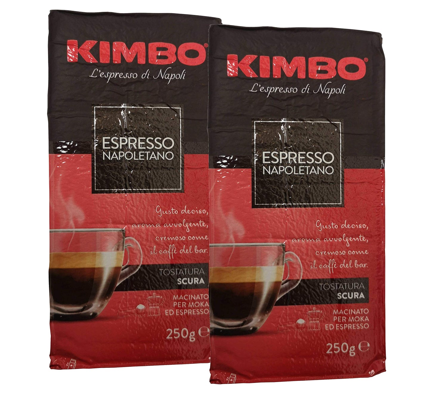 Kimbo - Caffe' Espresso Napoletano - (2 x 250g)