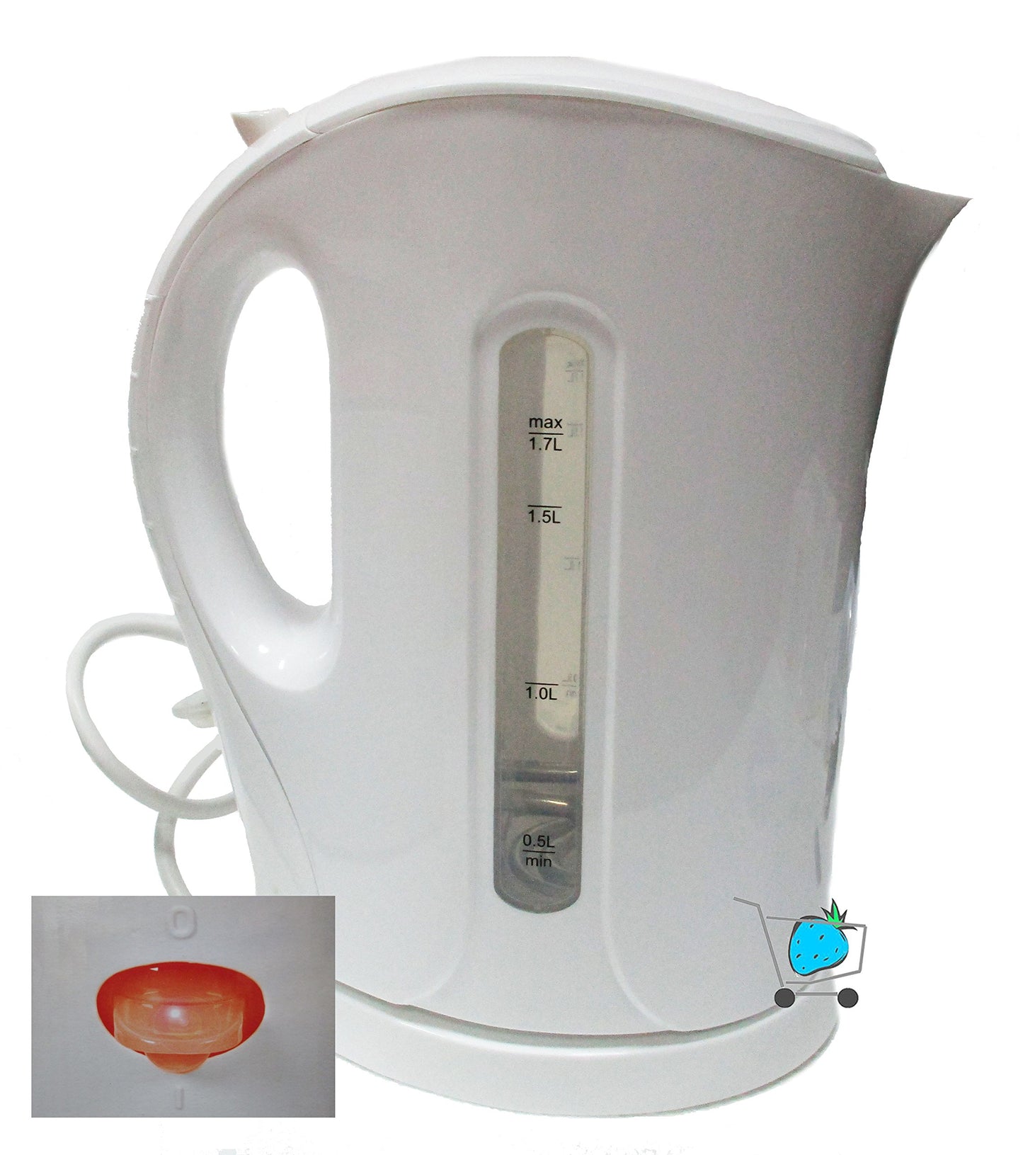 Bollitore 1.7 Lt 2200W Bianco