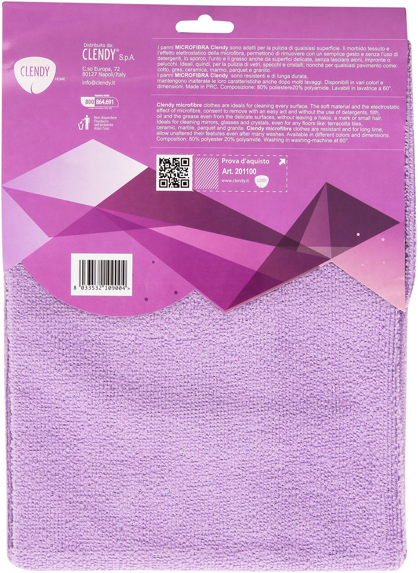 Clendy - Panno Micro Fibra, Super Assorbente E Resistente 50X70Cm, Colori Assortiti