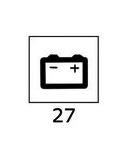 CARLING SWITCH Bascule con simbologia illuminata 27 - Batterie