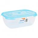 Tontarelli – Contenitore Rettangolare 3L Nuvola Blu/Trasparente