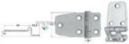 OSCULATI Cerniera Inox a sbalzo 67,5x37 mm