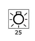 CARLING SWITCH Bascule con simbologia illuminata 25 - Luci cabina