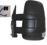 RETROVISORE ELETT. Term. BR. Corto CFAN. Integ. Sinistra [Lato Guida] per Auto: Daily - Calotta Nera - Versione dal 2009> - con SONDA