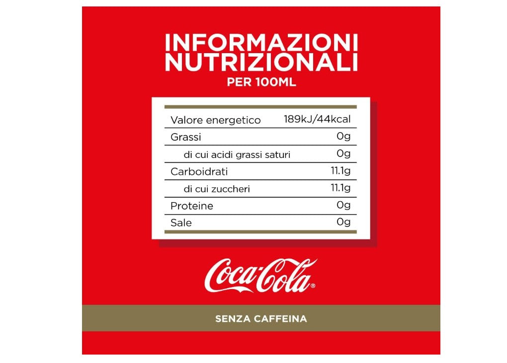 Coca-Cola Senza Caffeina