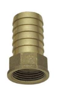 PORTAGOMMA FEMMINA IN OTTONE 1" X 25