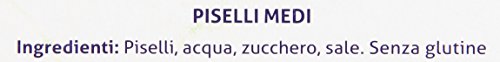 Valfrutta - Piselli Medi di Giornata, 4 confezioni da 3 lattine da 410 g [12 lattine, 4920 g]